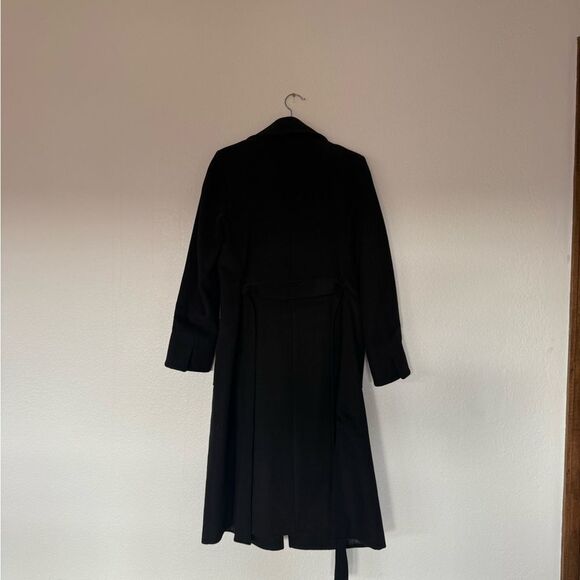 Black maxi winter coat - Picture 5 of 8